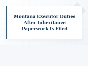 Executor Duties After Filing Inheritance Paperwork