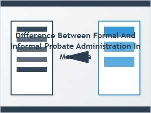 Montana Formal vs Informal Probate Explained