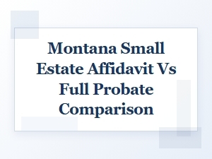 Choosing a Montana Estate Settlement Method